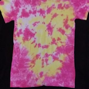 Handmade adult size small tie dye t shirt